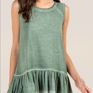 Francesca’s green tank